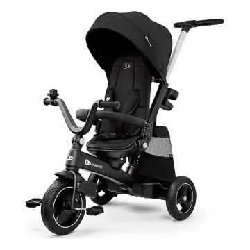 KINDERKRAFT SELECT - Lasten kolmipyörä 5in1 EASYTWIST Premium musta