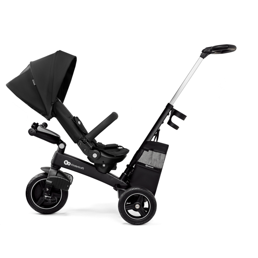 KINDERKRAFT SELECT - Lasten kolmipyörä 5in1 EASYTWIST Premium musta