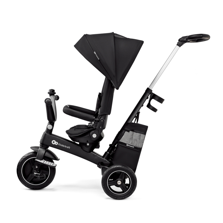 KINDERKRAFT SELECT - Lasten kolmipyörä 5in1 EASYTWIST Premium musta