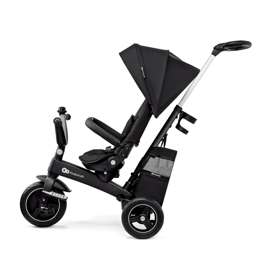 KINDERKRAFT SELECT - Lasten kolmipyörä 5in1 EASYTWIST Premium musta