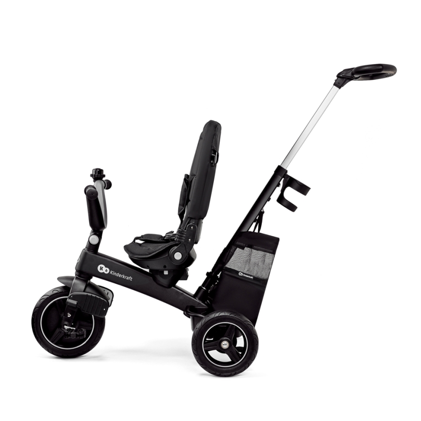 KINDERKRAFT SELECT - Lasten kolmipyörä 5in1 EASYTWIST Premium musta