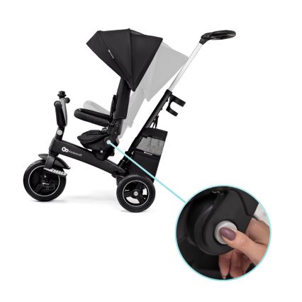 KINDERKRAFT SELECT - Lasten kolmipyörä 5in1 EASYTWIST Premium musta