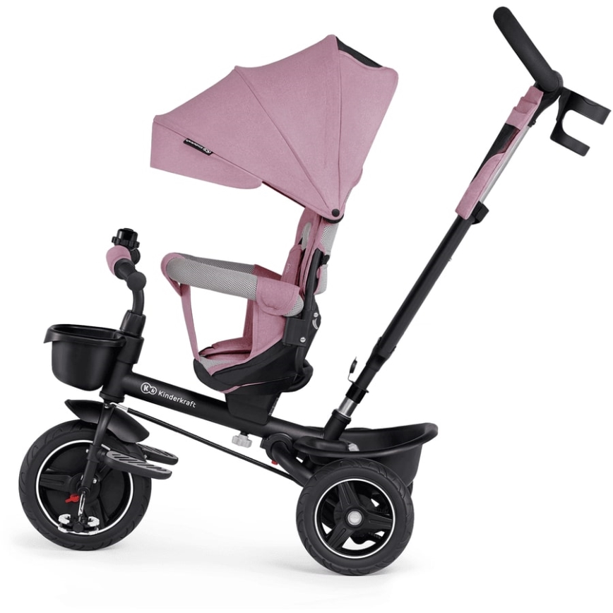 KINDERKRAFT - Lasten kolmipyörä 5in1 SPINSTEP pinkki
