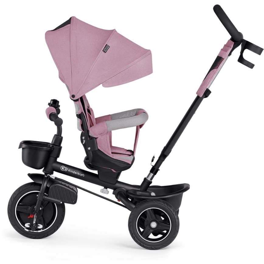 KINDERKRAFT - Lasten kolmipyörä 5in1 SPINSTEP pinkki