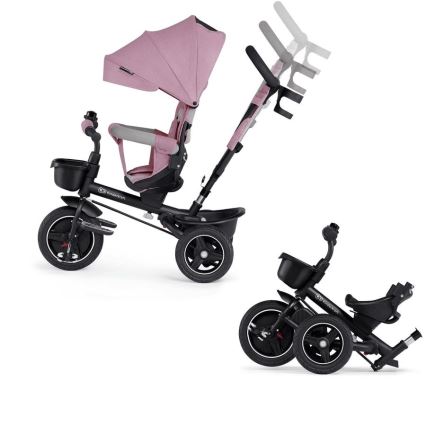 KINDERKRAFT - Lasten kolmipyörä 5in1 SPINSTEP pinkki