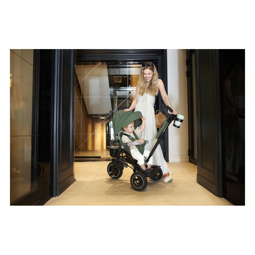 KINDERKRAFT SELECT - Lasten kolmipyörä SPINSTEP Premium vihreä