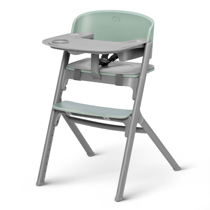 KINDERKRAFT SELECT - Lasten ruokapöydän tuoli 3in1 LIVY Premium Olive vihreä + lepotuoli CALMEE