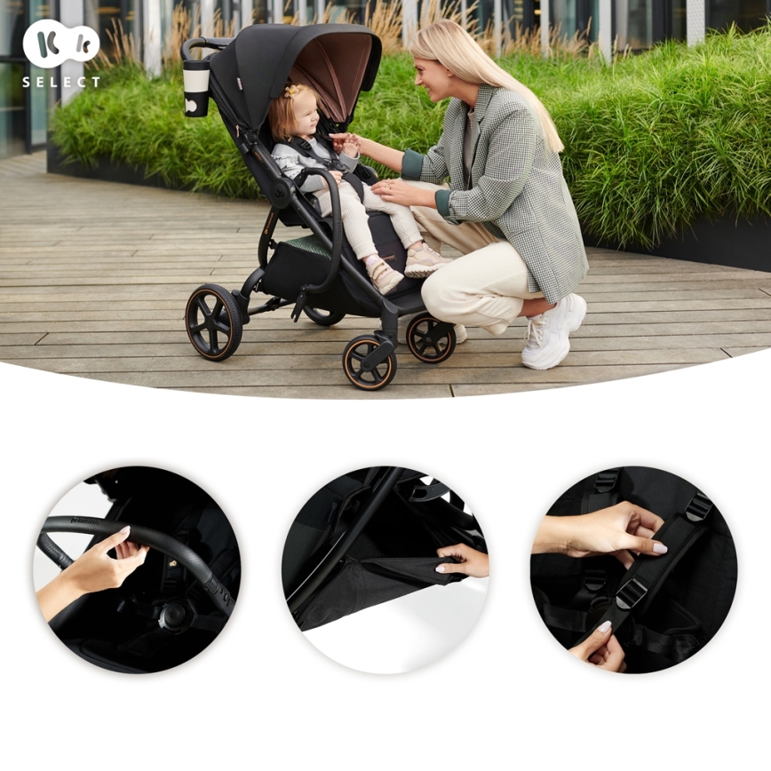 KINDERKRAFT SELECT - Lastenrattaat MITZY Ink musta