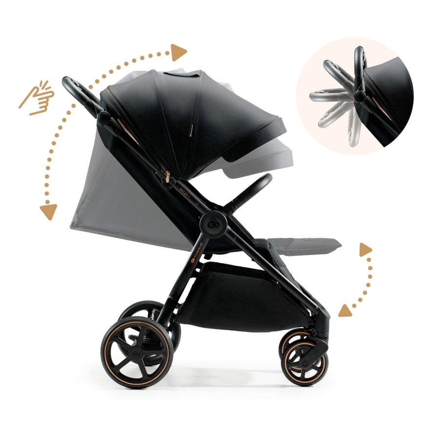 KINDERKRAFT SELECT - Lastenrattaat MITZY Ink musta