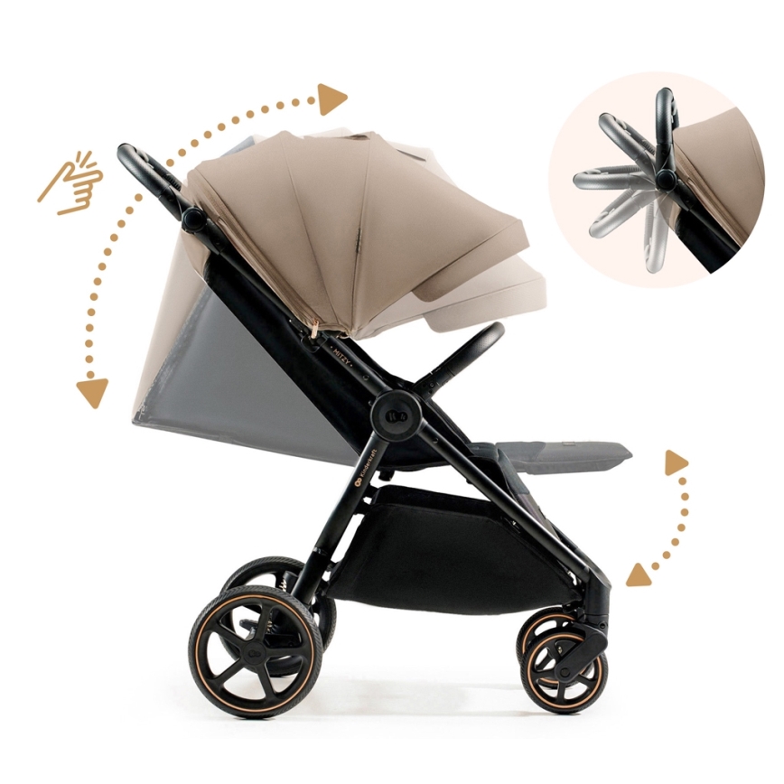 KINDERKRAFT SELECT - Lastenrattaat MITZY Linen beige