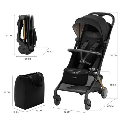 KINDERKRAFT SELECT - Lastenrattaat PILOT 2 musta
