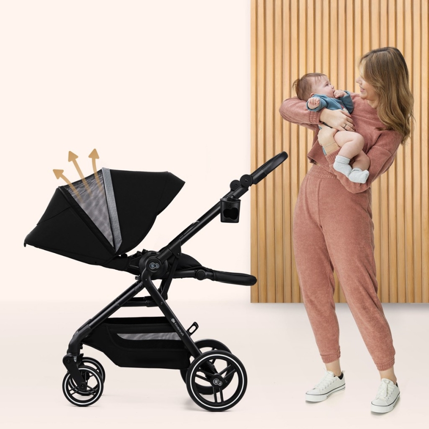 KINDERKRAFT SELECT - Lastenrattaat YOXI Pure musta