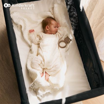 KINDERKRAFT SELECT - Matkasänky MOON DREAM musta
