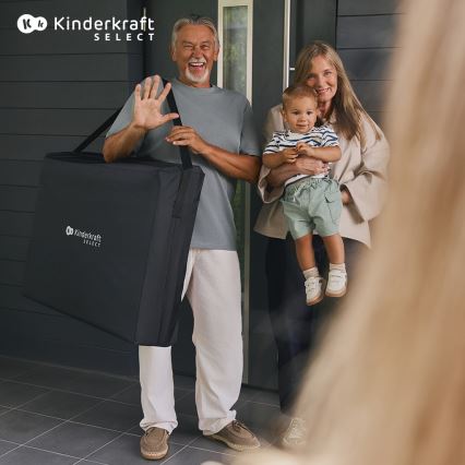 KINDERKRAFT SELECT - Matkasänky MOON DREAM musta