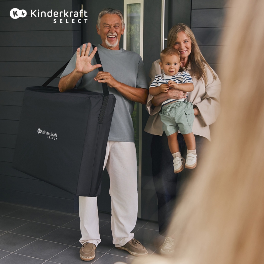 KINDERKRAFT SELECT - Matkasänky MOON DREAM musta