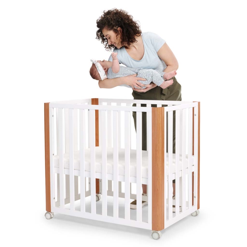 KINDERKRAFT SELECT - Monikäyttöinen 4-in-1-pinnasänky KOYA Premium pyökki/mänty