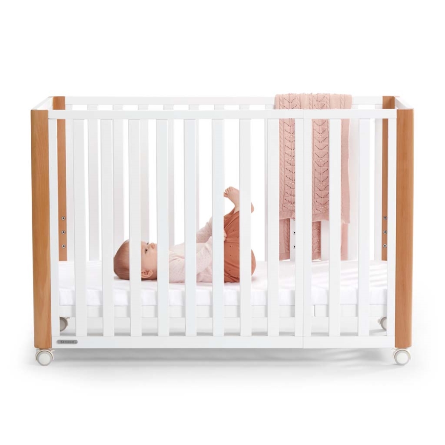 KINDERKRAFT SELECT - Monikäyttöinen 4-in-1-pinnasänky KOYA Premium pyökki/mänty