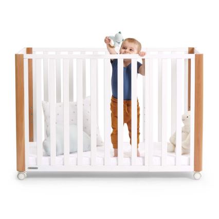 KINDERKRAFT SELECT - Monikäyttöinen 4-in-1-pinnasänky KOYA Premium pyökki/mänty