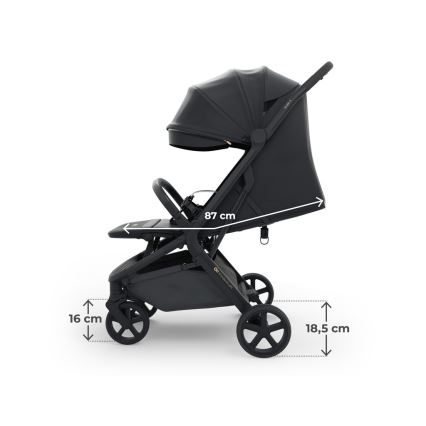 KINDERKRAFT SELECT - NUBI 3 sporttirattaat, keskiyönmusta