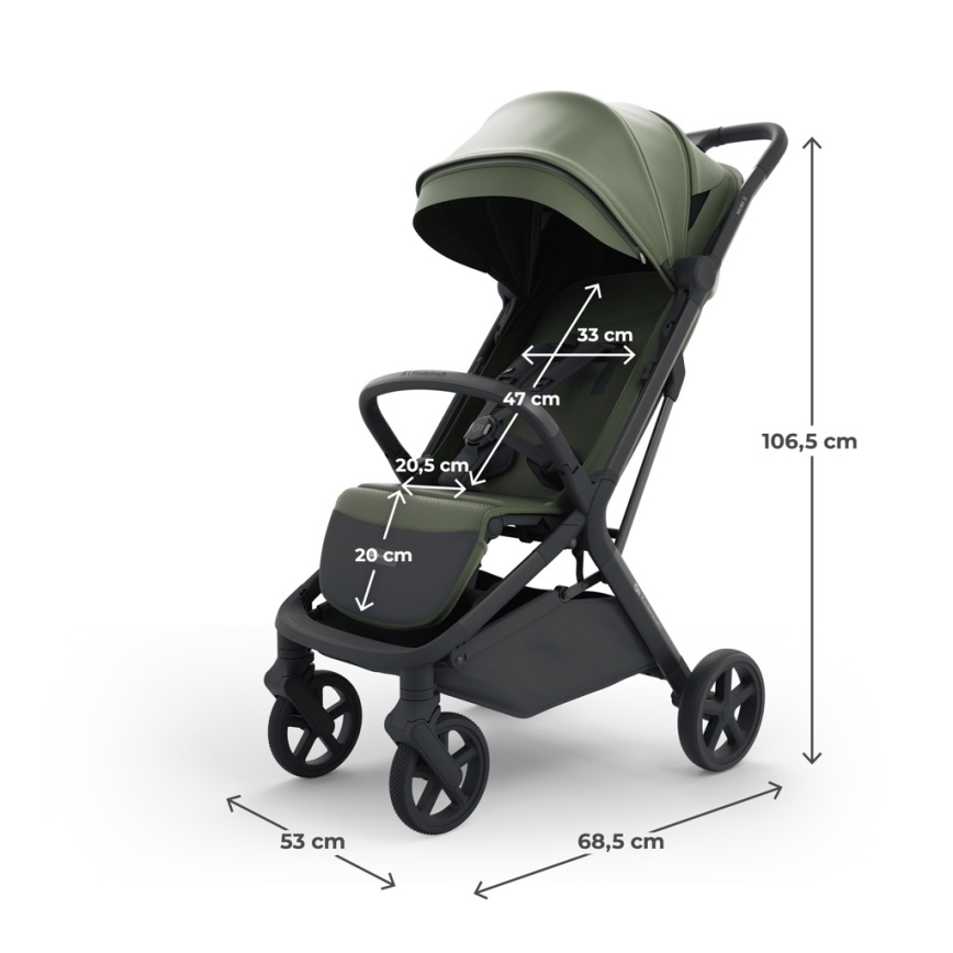 KINDERKRAFT SELECT - NUBI 3 sporttirattaat Mystic Green