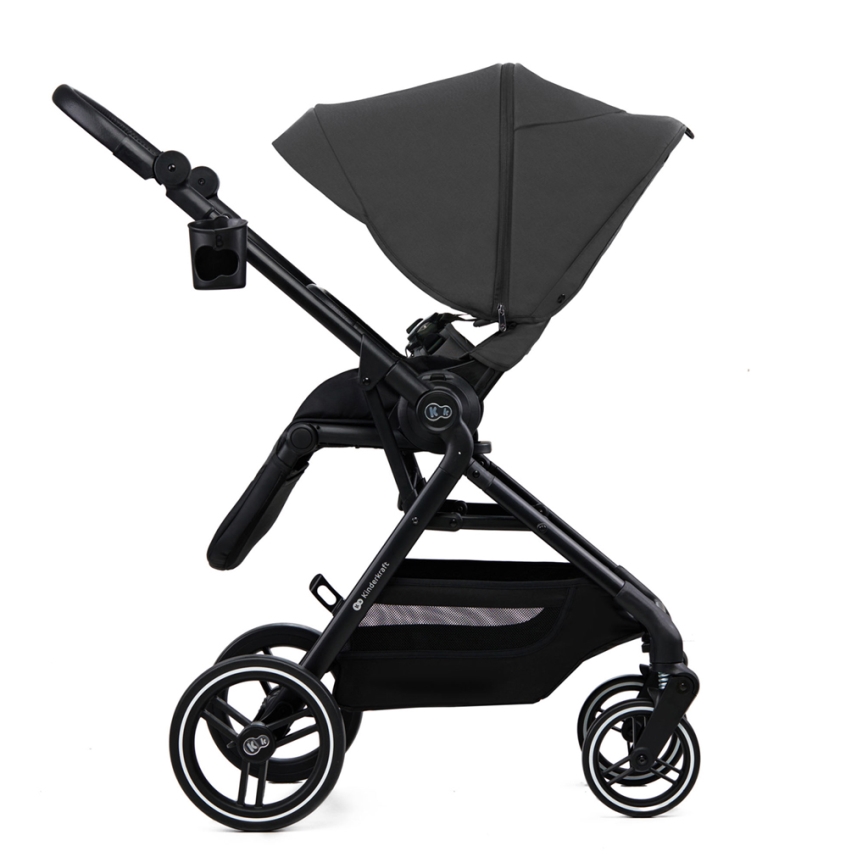 KINDERKRAFT SELECT - Yhdistelmärattaat 2in1 YOXI Moonlight harmaa