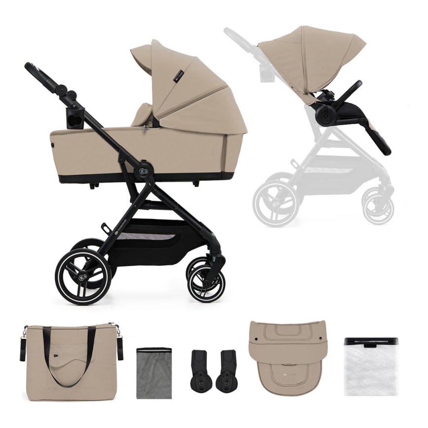 KINDERKRAFT SELECT - Yhdistelmärattaat 2in1 YOXI Sand beige