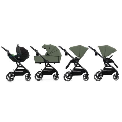 KINDERKRAFT SELECT - Urheilullinen 2-in-1 lastenvaunu YOXI Mystic green