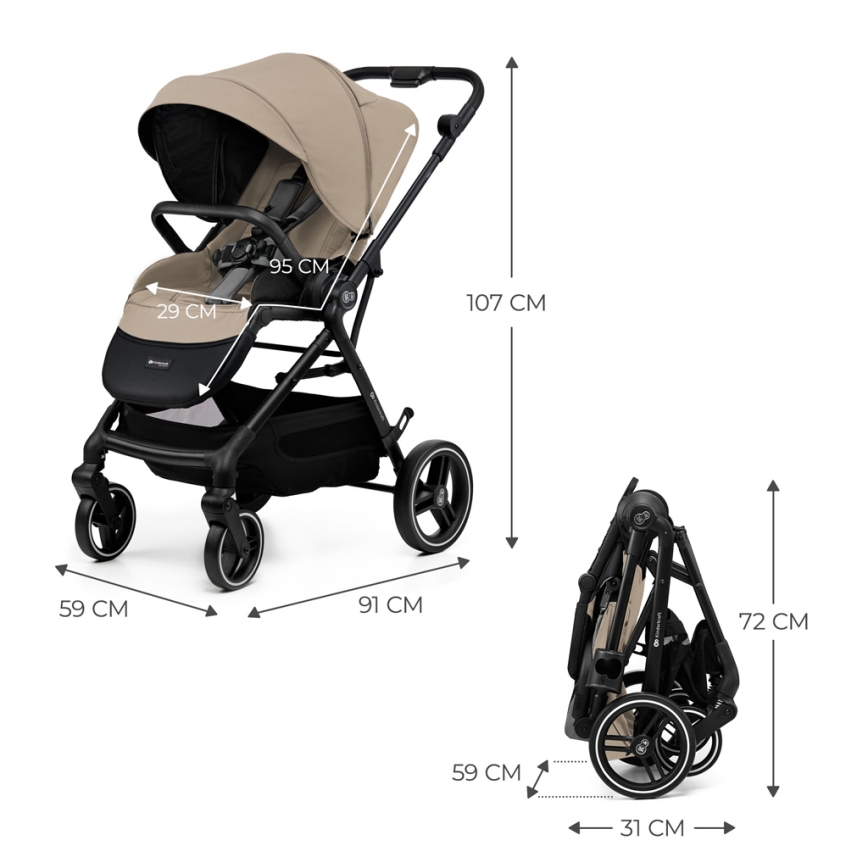 KINDERKRAFT SELECT - YOXI urheilurattaat hiekabeige