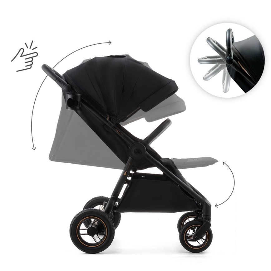 KINDERKRAFT - Sporttirattaat MITZY Air Black
