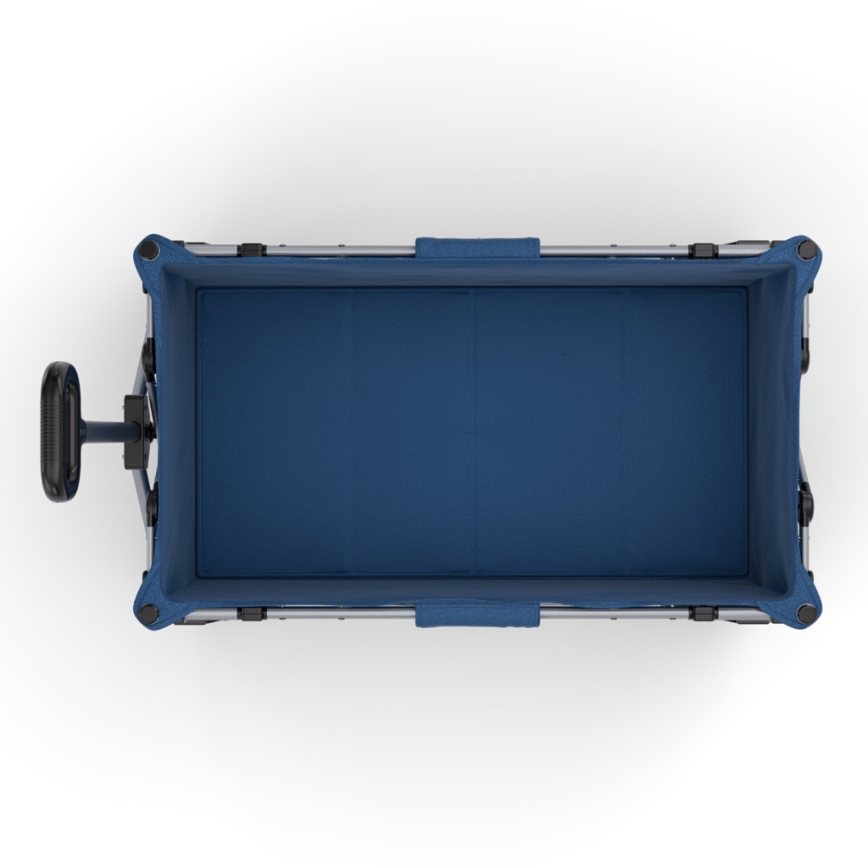 KINDERKRAFT - Taitettava kuljetuskärry WAGON ROLLSTER sininen