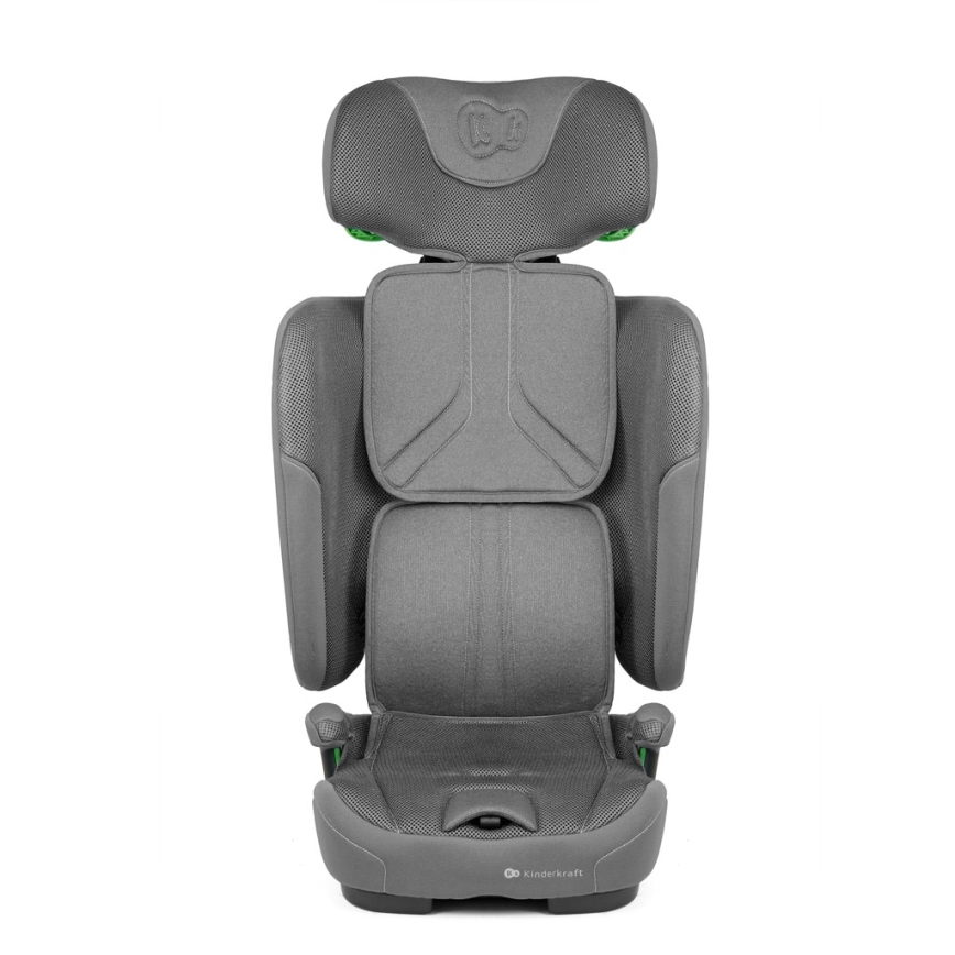 KINDERKRAFT - Turvaistuin FIX2GO i-Size 76-150 cm harmaa
