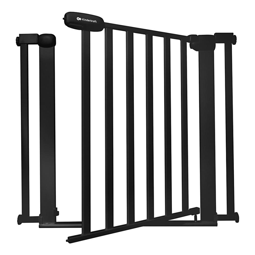 KINDERKRAFT - Turvamuuri LOCK&GO 75-103 cm musta