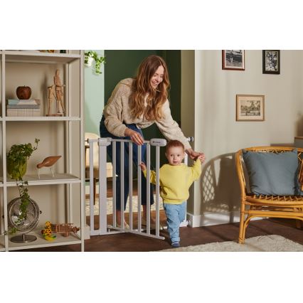 KINDERKRAFT - Turvamuuri LOCK&GO 75-103 cm valkoinen