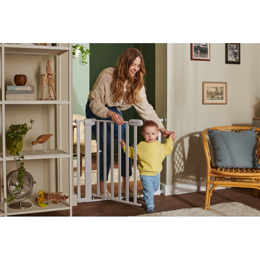 KINDERKRAFT - Turvamuuri LOCK&GO 75-103 cm valkoinen