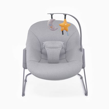 KINDERKRAFT - Vauvan lepotuoli CALMEE harmaa