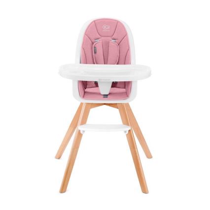 KINDERKRAFT - Vauvan ruokapöydän tuoli 2in1 TIXI pinkki