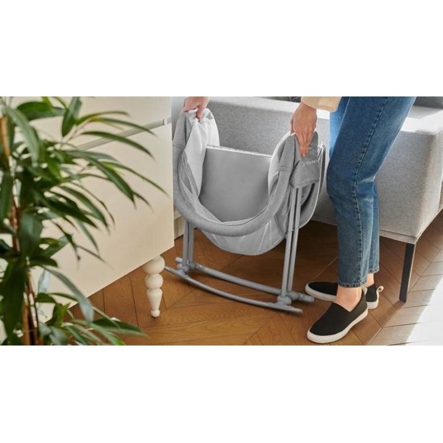KINDERKRAFT - Vauvansänky 3in1 LOVI harmaa