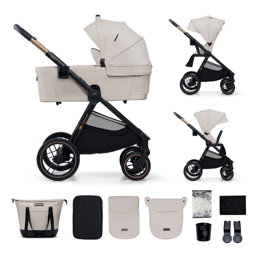 KINDERKRAFT - Yhdistelmärattaat 2in1 NEA 2 beige
