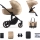 KINDERKRAFT - Yhdistelmärattaat 2in1 PRIME 2 beige
