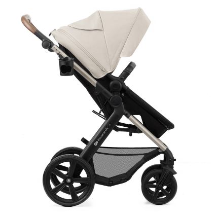 KINDERKRAFT - Yhdistelmärattaat 3in1 MOOV 2 Moonlight harmaa + turvaistuin MINK PRO