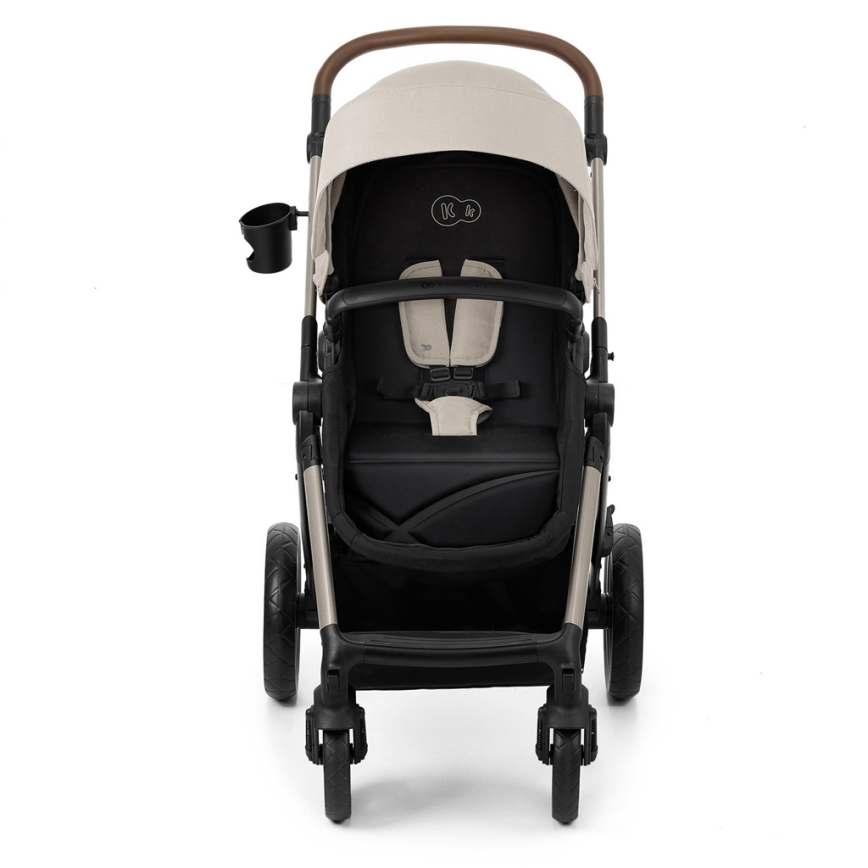 KINDERKRAFT - Yhdistelmärattaat 3in1 MOOV 2 Moonlight harmaa + turvaistuin MINK PRO