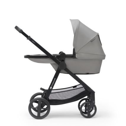 KINDERKRAFT - Yhdistelmärattaat 3in1 NEWLY Moonlight harmaa  + turvaistuin MINK PRO