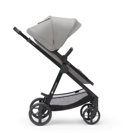 KINDERKRAFT - Yhdistelmärattaat 3in1 NEWLY Moonlight harmaa  + turvaistuin MINK PRO
