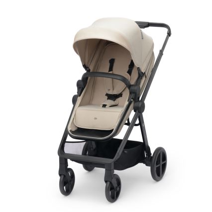 KINDERKRAFT - Yhdistelmärattaat 3in1 NEWLY Sand beige + turvaistuin MINK PRO