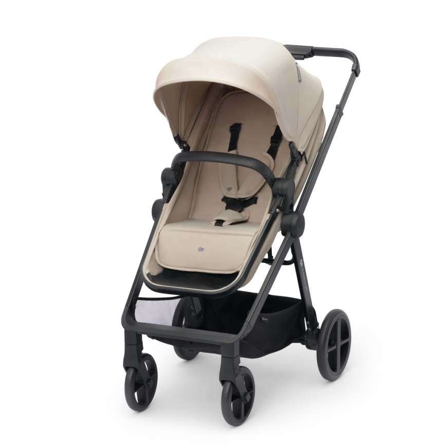 KINDERKRAFT - Yhdistelmärattaat 3in1 NEWLY Sand beige + turvaistuin MINK PRO