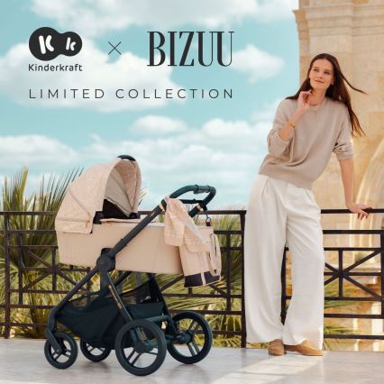 KINDERKRAFT - Yhdistelmävaunut 2-in-1 NEA 2 Dune Whisper Bizuu