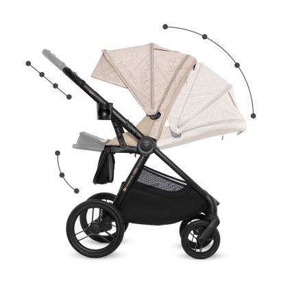 KINDERKRAFT - Yhdistelmävaunut 2-in-1 NEA 2 Dune Whisper Bizuu