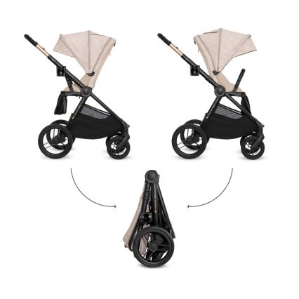 KINDERKRAFT - Yhdistelmävaunut 2-in-1 NEA 2 Dune Whisper Bizuu