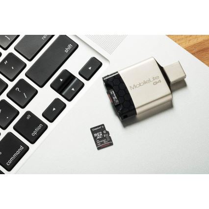 Kingston SDCS2/64GB - MicroSDXC 64GB Canvas Select Plus U1 100MB/s + SD sovitin
