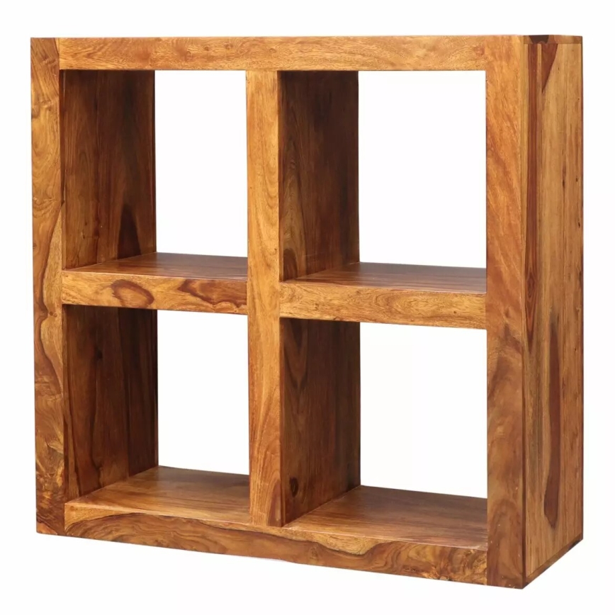Kirjahylly GANI 90x90 cm massiivipuu/ruusupuu